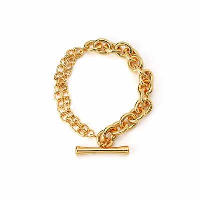 Finns det några kundrecensioner för Brass Bead Gold Armband?